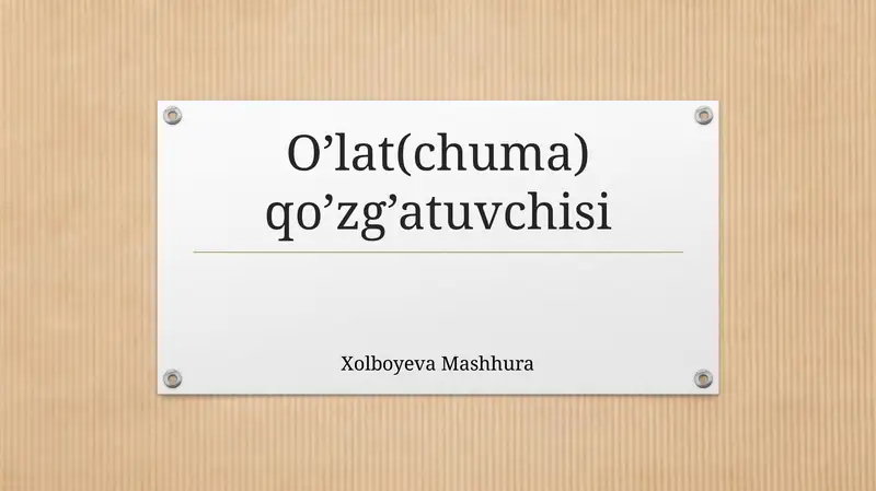 Product slide 1