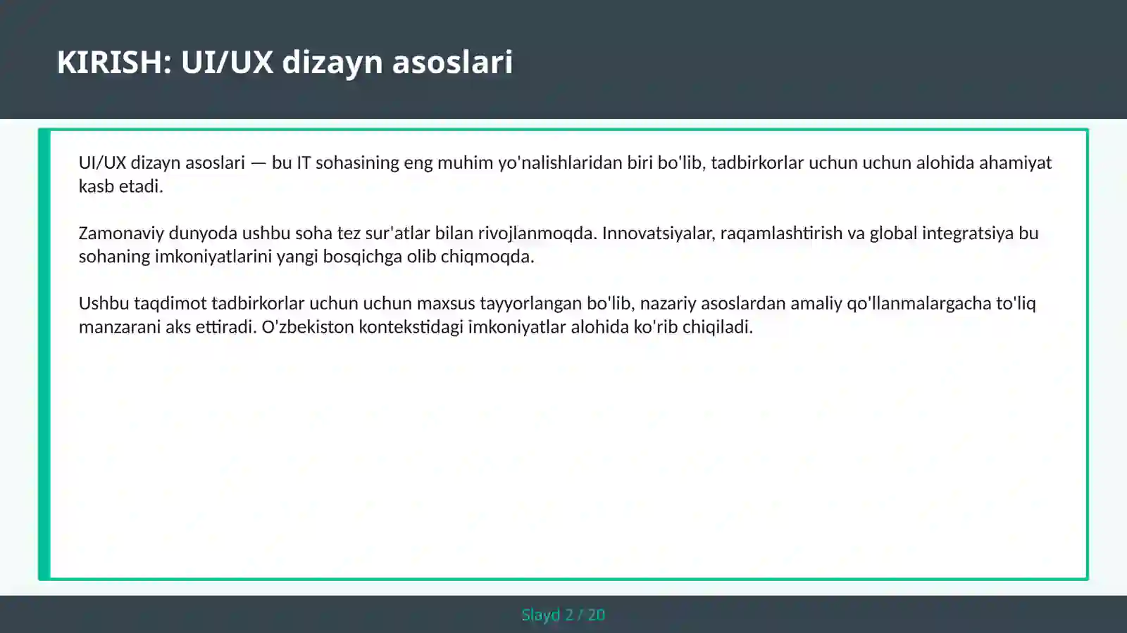 Product slide 2