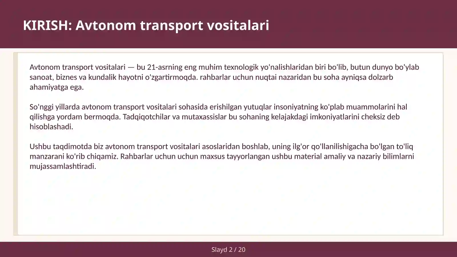 Product slide 2