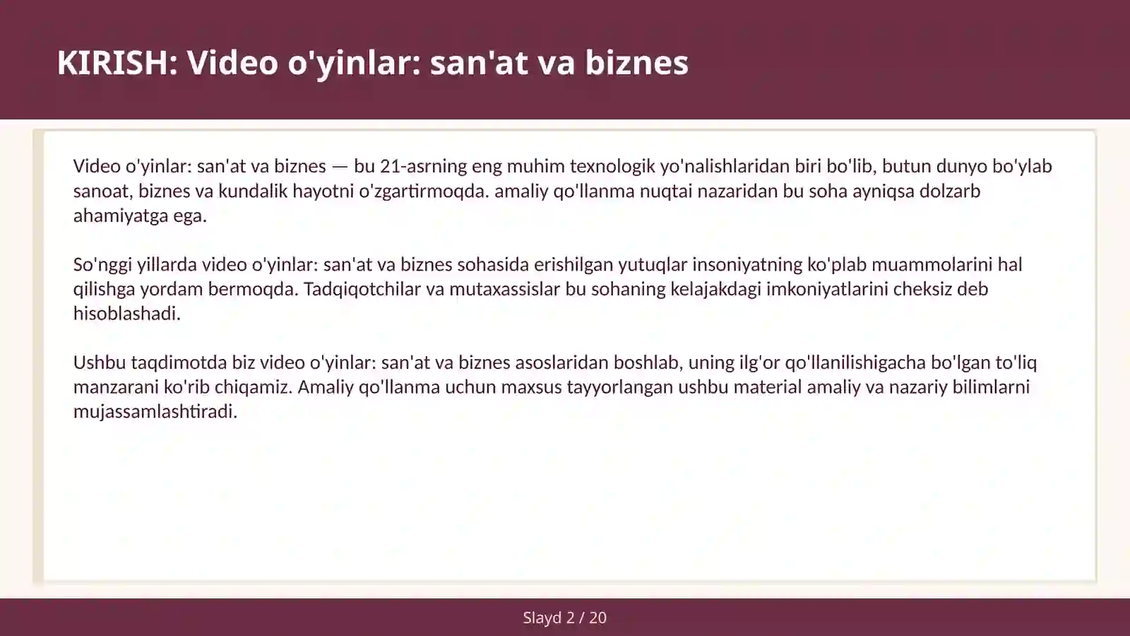 Product slide 2