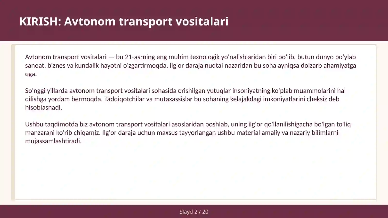 Product slide 2