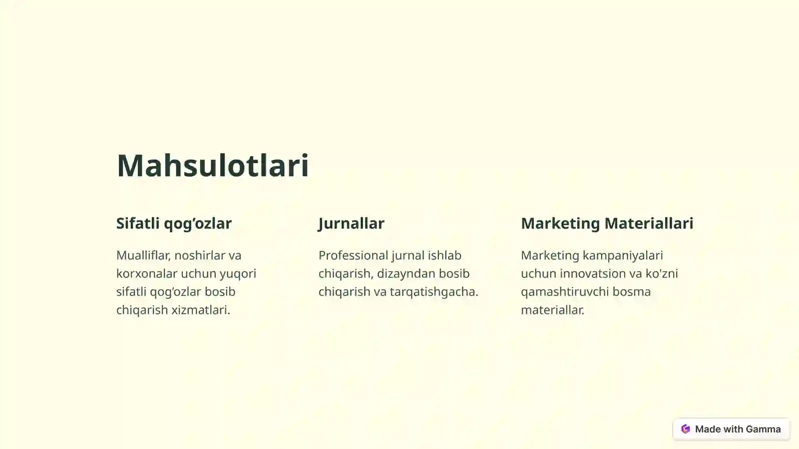 Product slide 3